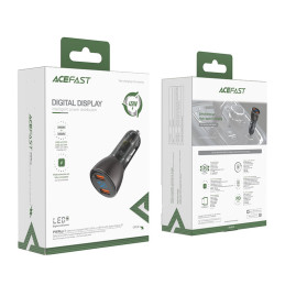 
Automobilinis pakrovėjas 45W 12V 2x USB QC 3.0 juodas

