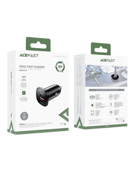38W USB-C USB Power Delivery QC 3.0 automobilinis įkroviklis, juodas
 
38W USB-C USB Power Delivery QC 3.0 automobilinis įkroviklis, juodas
