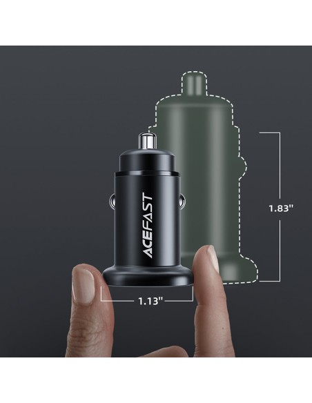 38W USB-C USB Power Delivery QC 3.0 automobilinis įkroviklis, juodas
 
38W USB-C USB Power Delivery QC 3.0 automobilinis įkroviklis, juodas