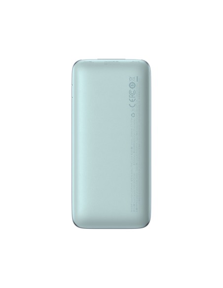 Powerbank Bipow Pro 10000mAh 20W su USB-C 3A 0,3m kabeliu mėlynas
