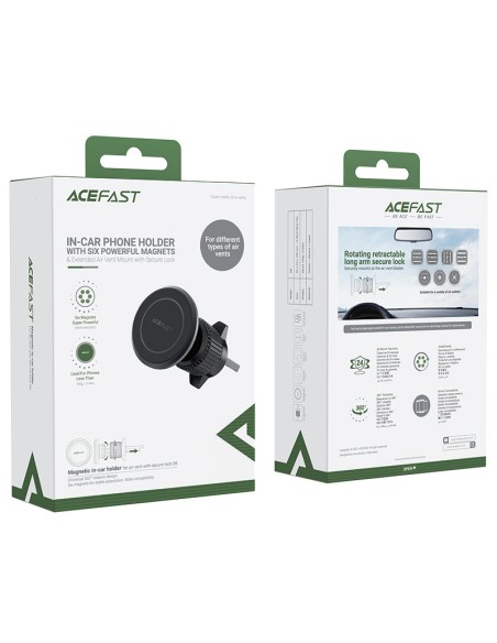 Magnetinis automobilinio telefono laikiklis oro angai, juodas
 
Magnetinis automobilinio telefono laikiklis oro angai, juodas