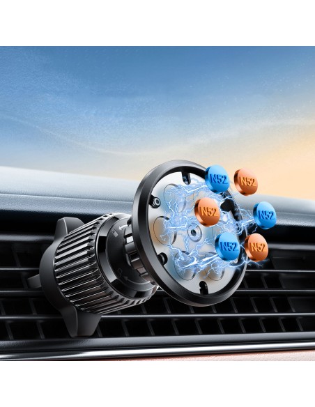 Magnetinis automobilinio telefono laikiklis oro angai, juodas
 
Magnetinis automobilinio telefono laikiklis oro angai, juodas