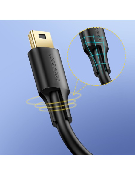USB - mini USB laidas, 5 kontaktų, paauksuotas, 0,5 m, juodas
 
USB - mini USB laidas, 5 kontaktų, paauksuotas, 0,5 m, juodas
