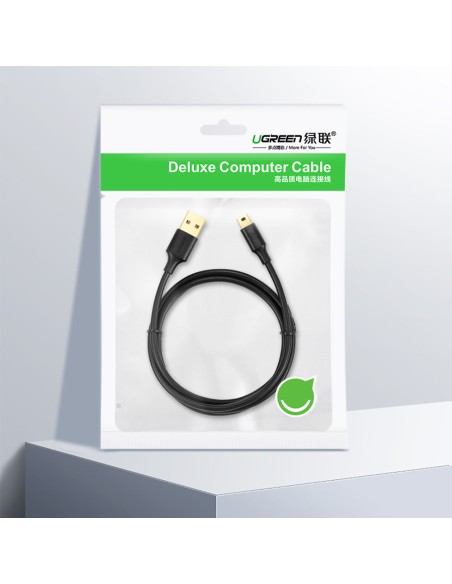 USB - mini USB laidas, 5 kontaktų, paauksuotas, 0,5 m, juodas
 
USB - mini USB laidas, 5 kontaktų, paauksuotas, 0,5 m, juodas