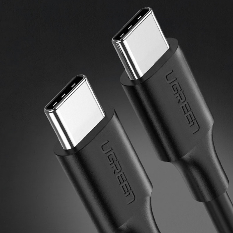 USB-C laidas įkrovimui ir duomenų perdavimui 3A 1,5m juodas