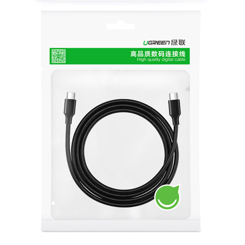 USB-C laidas įkrovimui ir duomenų perdavimui 3A 1,5m juodas