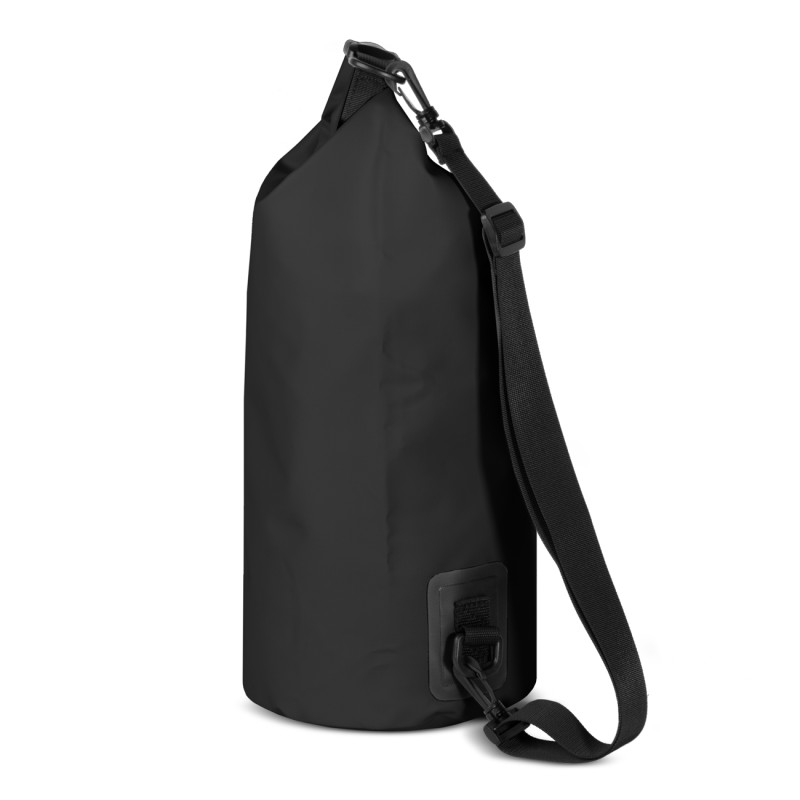 Kuprinės krepšys Outdoor PVC turistinis vandeniui atsparus krepšys 10L - juodas