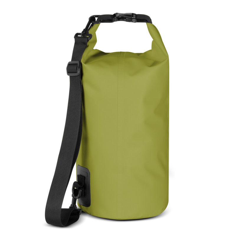 Lauko PVC kuprinės kuprinės krepšys, atsparus vandeniui, 10L - žalias