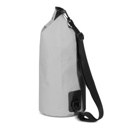 
Lauko PVC kuprinės kuprinės krepšys, atsparus vandeniui, 10L - pilkas
