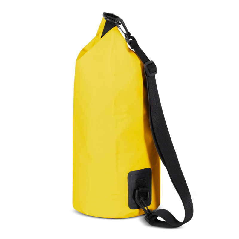 Lauko PVC kuprinės kuprinės krepšys, atsparus vandeniui, 10L - geltonas