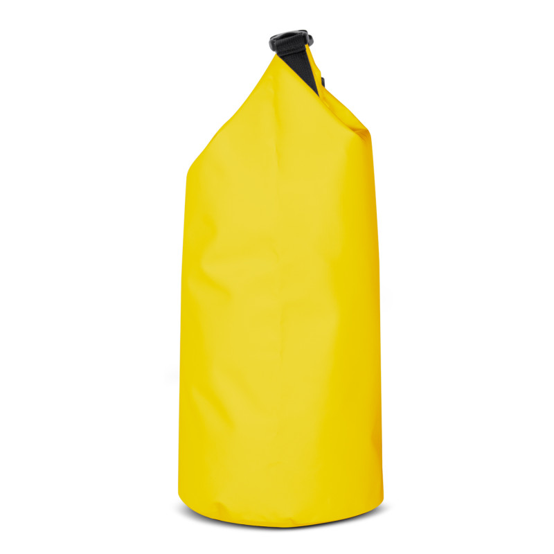 Lauko PVC kuprinės kuprinės krepšys, atsparus vandeniui, 10L - geltonas