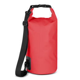 
Lauko PVC kuprinės kuprinės krepšys, atsparus vandeniui, 10L - raudonas
