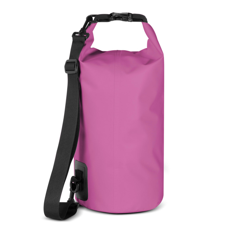 Lauko PVC kuprinės kuprinės krepšys, atsparus vandeniui, 10L - rožinis