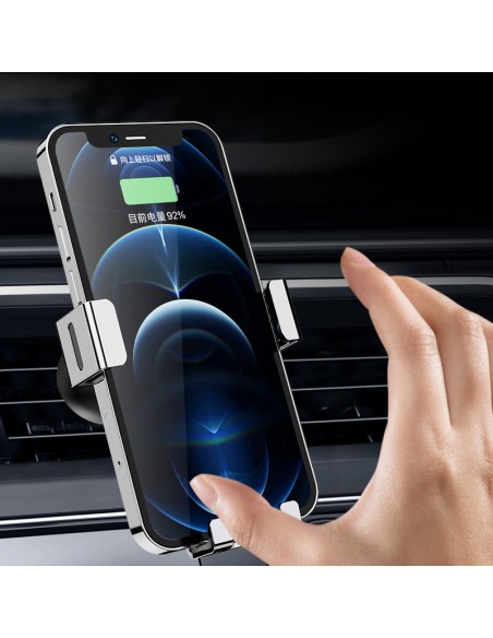 Gravitacinis išmaniojo telefono automobilinis laikiklis oro angai juodas Gravitacinis išmaniojo telefono automobilinis laikiklis oro angai juodas