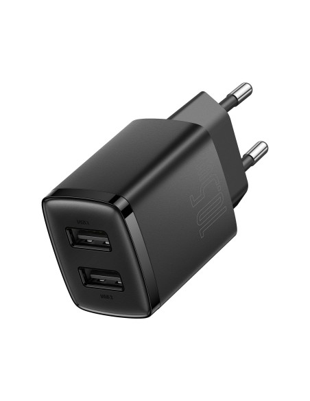 Kompaktiškas 2x USB 10.5W sieninis įkroviklis, juodas
 
Kompaktiškas 2x USB 10.5W sieninis įkroviklis, juodas