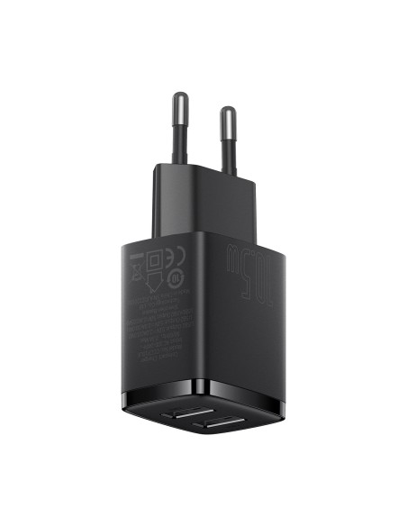 Kompaktiškas 2x USB 10.5W sieninis įkroviklis, juodas
 
Kompaktiškas 2x USB 10.5W sieninis įkroviklis, juodas