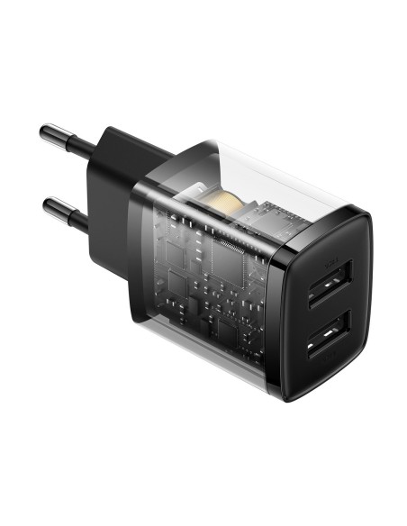 Kompaktiškas 2x USB 10.5W sieninis įkroviklis, juodas
 
Kompaktiškas 2x USB 10.5W sieninis įkroviklis, juodas