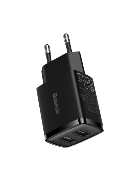 Kompaktiškas 2x USB 10.5W sieninis įkroviklis, juodas
 
Kompaktiškas 2x USB 10.5W sieninis įkroviklis, juodas
