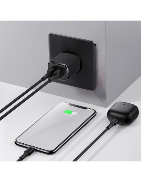 Kompaktiškas 2x USB 10.5W sieninis įkroviklis, juodas
 
Kompaktiškas 2x USB 10.5W sieninis įkroviklis, juodas