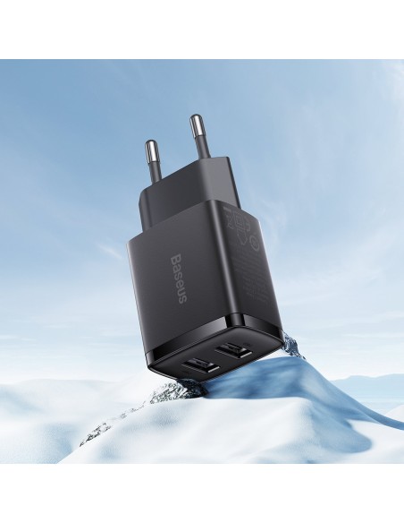 Kompaktiškas 2x USB 10.5W sieninis įkroviklis, juodas
 
Kompaktiškas 2x USB 10.5W sieninis įkroviklis, juodas