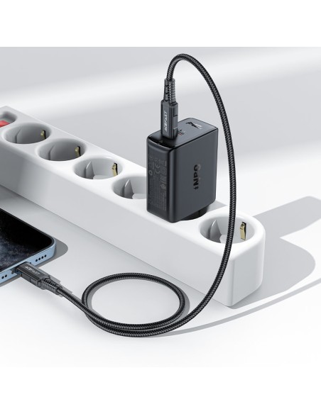A29 GaN sieninis įkroviklis, du USB-C PD prievadai, 50W, juodas
 
A29 GaN sieninis įkroviklis, du USB-C PD prievadai, 50W, juodas