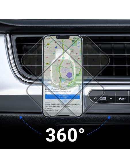 Magnetinis automobilinio telefono laikiklis oro angai, pilkas
 
Magnetinis automobilinio telefono laikiklis oro angai, pilkas