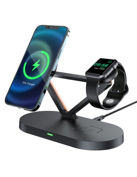 3in1 Qi 15W belaidis įkroviklis ir stovas iPhone Apple Watch ir AirPods juodos spalvos
 
3in1 Qi 15W belaidis įkroviklis ir stovas iPhone Apple Watch ir AirPods juodos spalvos