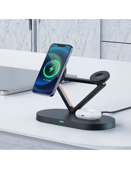 3in1 Qi 15W belaidis įkroviklis ir stovas iPhone Apple Watch ir AirPods juodos spalvos
 
3in1 Qi 15W belaidis įkroviklis ir stovas iPhone Apple Watch ir AirPods juodos spalvos