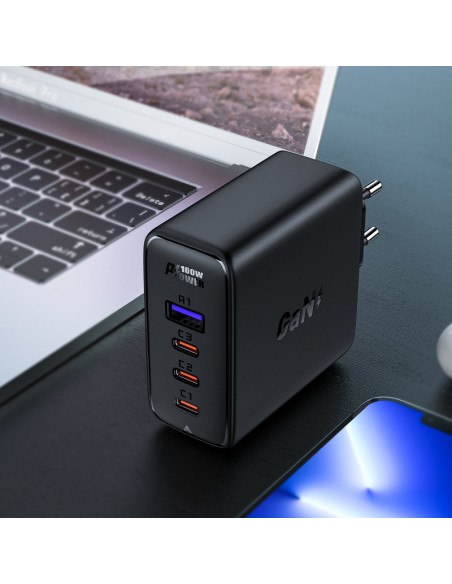 GaN greitas įkroviklis 3x USB-C 1x USB-A + kampinis USB-C laidas 100W 2m juodas
 
GaN greitas įkroviklis 3x USB-C 1x USB-A + kampinis USB-C laidas 100W 2m juodas