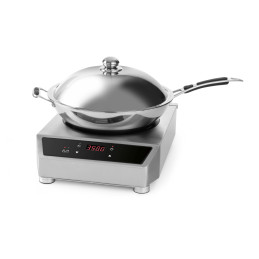 Indukcinė wok keptuvė indukcinei wok 36 cm – Hendi 239773