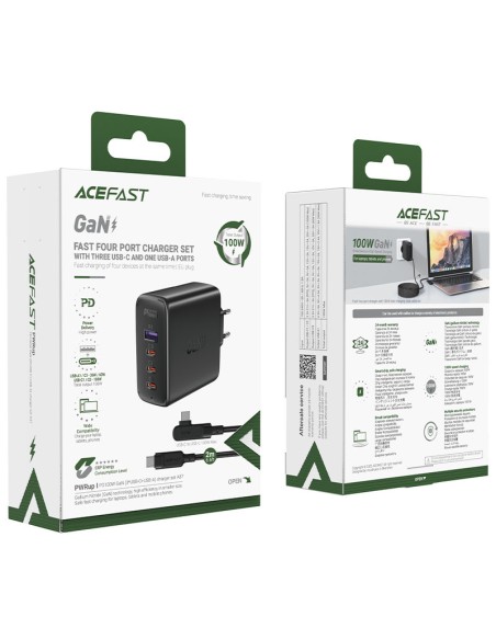 GaN greitas įkroviklis 3x USB-C 1x USB-A + kampinis USB-C laidas 100W 2m juodas
 
GaN greitas įkroviklis 3x USB-C 1x USB-A + kampinis USB-C laidas 100W 2m juodas