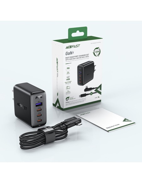 GaN greitas įkroviklis 3x USB-C 1x USB-A + kampinis USB-C laidas 100W 2m juodas
 
GaN greitas įkroviklis 3x USB-C 1x USB-A + kampinis USB-C laidas 100W 2m juodas