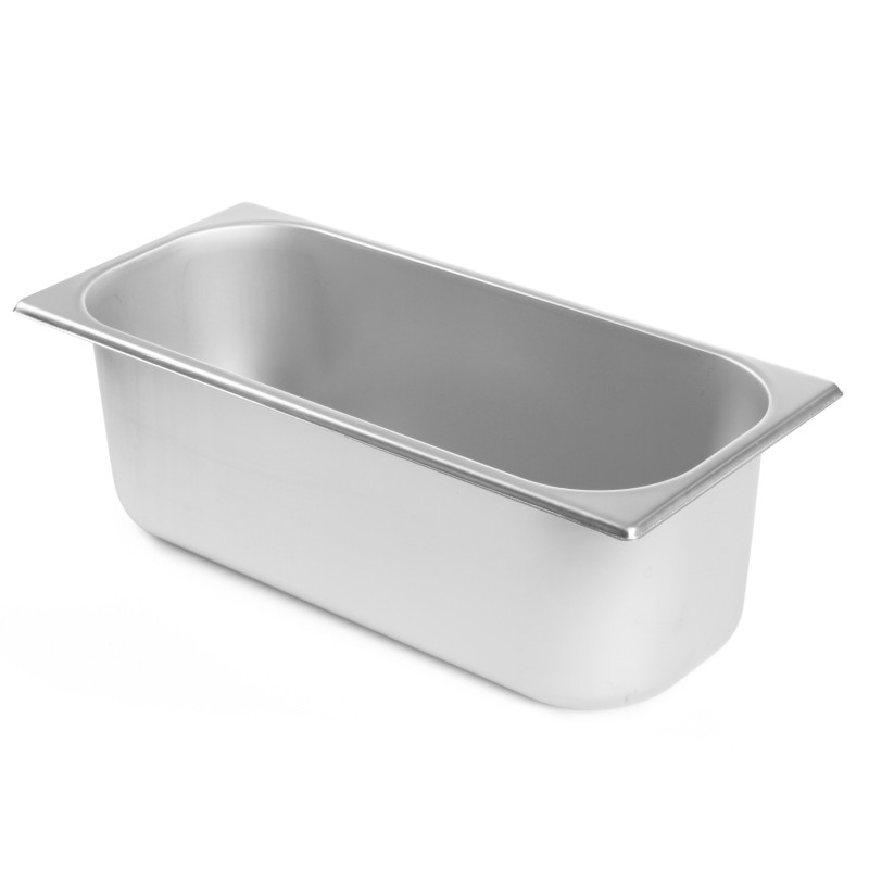 Profesionalus ledų padėklas iš nerūdijančio plieno 360x165x120mm talpos 5L – Hendi 807019 Profesionalus ledų padėklas iš nerūdijančio plieno 360x165x120mm talpos 5L – Hendi 807019