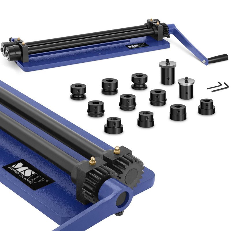 Rankinis griovelių pjovimo staklės lakštinio metalo 440 mm SET