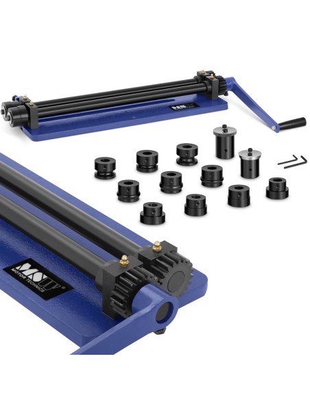Rankinis griovelių pjovimo staklės lakštinio metalo 440 mm SET Rankinis griovelių pjovimo staklės lakštinio metalo 440 mm SET
