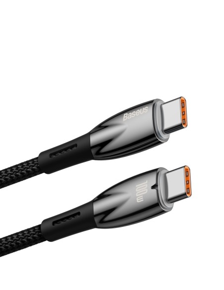 Glimmer serijos USB-C 480Mb/ s PD 100W greito įkrovimo laidas 2m juodas
 
Glimmer serijos USB-C 480Mb/ s PD 100W greito įkrovimo laidas 2m juodas