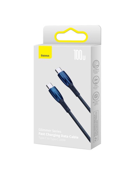 Glimmer serijos USB-C 480Mb/ s PD 100W greito įkrovimo laidas 2m mėlynas
 
Glimmer serijos USB-C 480Mb/ s PD 100W greito įkrovimo laidas 2m mėlynas