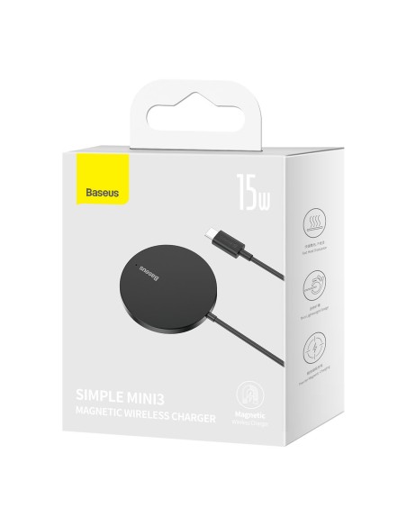 Mažas indukcinis įkroviklis skirtas MagSafe Simple Mini3 15W telefonui, juodas
 
Mažas indukcinis įkroviklis skirtas MagSafe Simple Mini3 15W telefonui, juodas