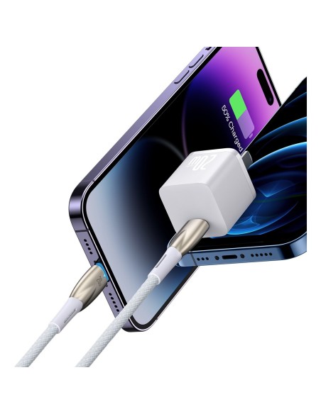 Kabelis greitam iPhone įkrovimui USB-C - Lightning 480Mb/ s PD 20W 1m baltas
 
Kabelis greitam iPhone įkrovimui USB-C - Lightning 480Mb/ s PD 20W 1m baltas
