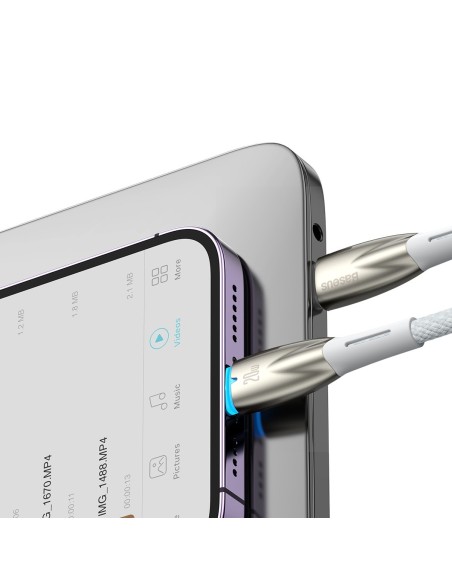 Kabelis greitam iPhone įkrovimui USB-C - Lightning 480Mb/ s PD 20W 1m baltas
 
Kabelis greitam iPhone įkrovimui USB-C - Lightning 480Mb/ s PD 20W 1m baltas