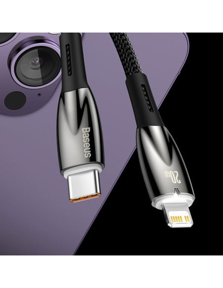 Kabelis greitam iPhone įkrovimui USB-C - Lightning 480Mb/ s PD 20W 2m juodas
 
Kabelis greitam iPhone įkrovimui USB-C - Lightning 480Mb/ s PD 20W 2m juodas