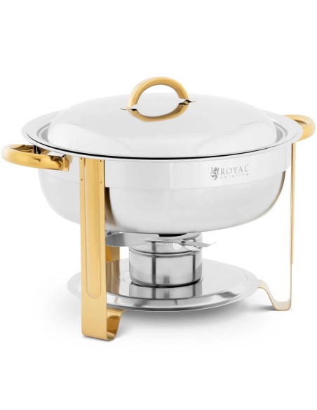 
Apvalaus stalo maisto šildytuvas pastai su dangteliu, 4,5 l
