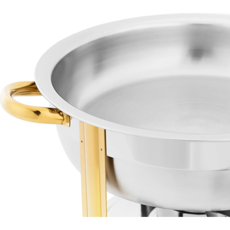 
Apvalaus stalo maisto šildytuvas pastai su dangteliu, 4,5 l
