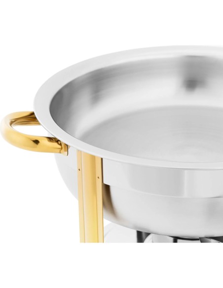 
Apvalaus stalo maisto šildytuvas pastai su dangteliu, 4,5 l
