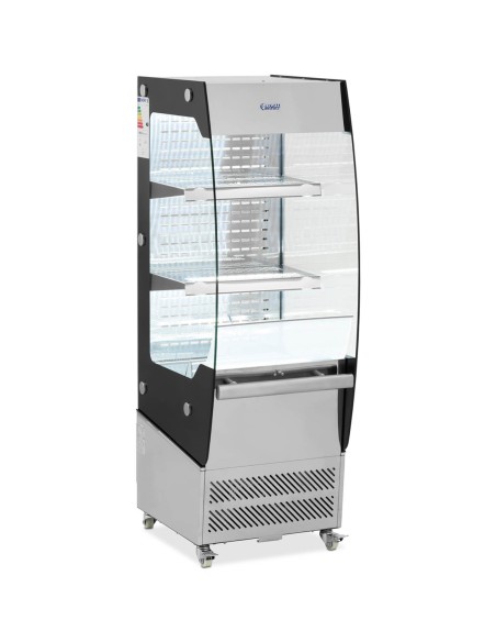 
Šaldytuvo vitrina, stiklas, LED, 2 lentynos, 180 l
