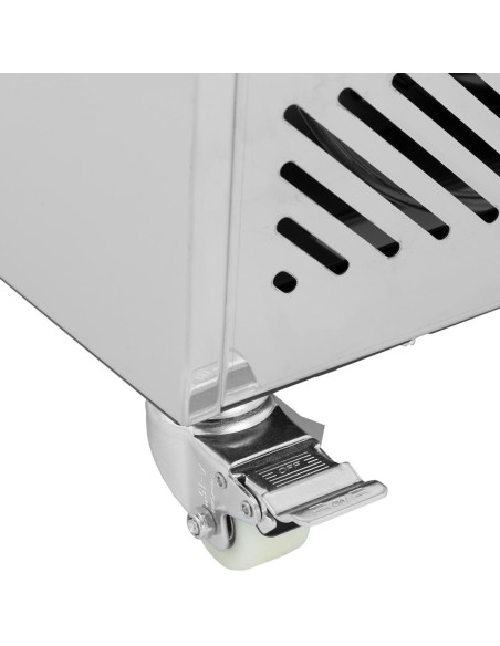 
Šaldytuvo vitrina, stiklas, LED, 2 lentynos, 180 l
