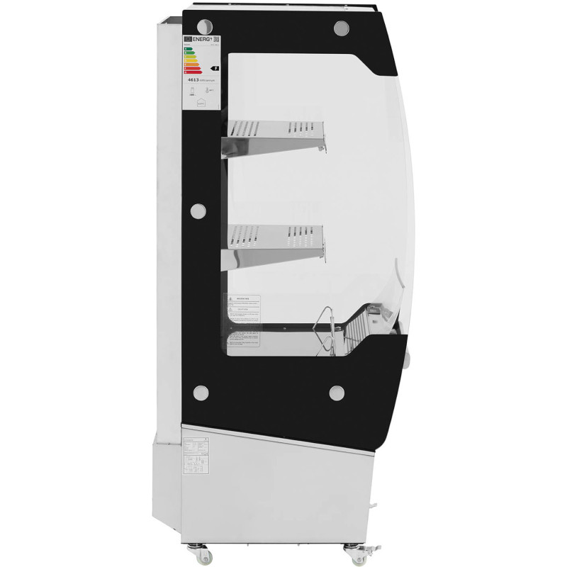 
Šaldytuvo vitrina, stiklas, LED, 2 lentynos, 180 l
