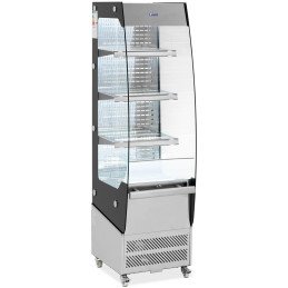 
Šaldytuvo vitrina, stiklas, LED, 3 lentynos, 220 l
