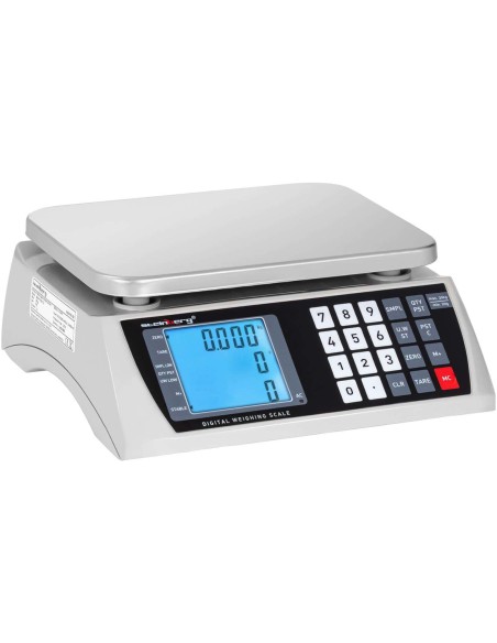 Prekybos parduotuvės svarstyklių skaičiavimas LCD 22,3 x 17,4 cm 30 kg / 1 g
 
Prekybos parduotuvės svarstyklių skaičiavimas LCD 22,3 x 17,4 cm 30 kg / 1 g