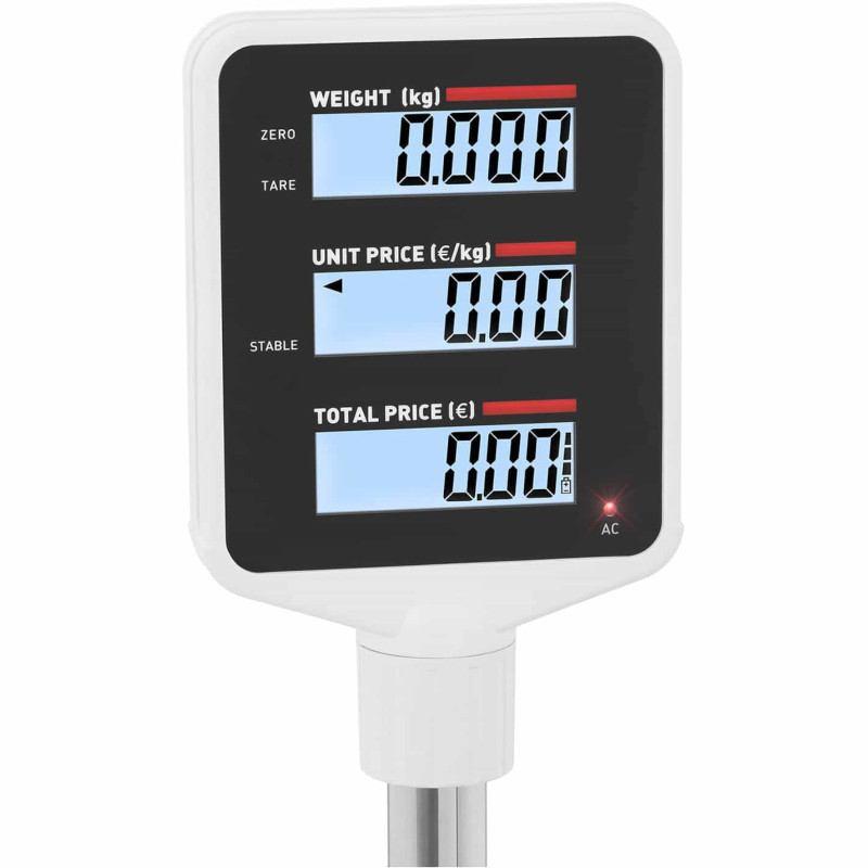LCD parduotuvės ir sandėlio tikrinimo svarstyklės 6 kg / 1 g